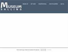 Tablet Screenshot of museumsalling.dk